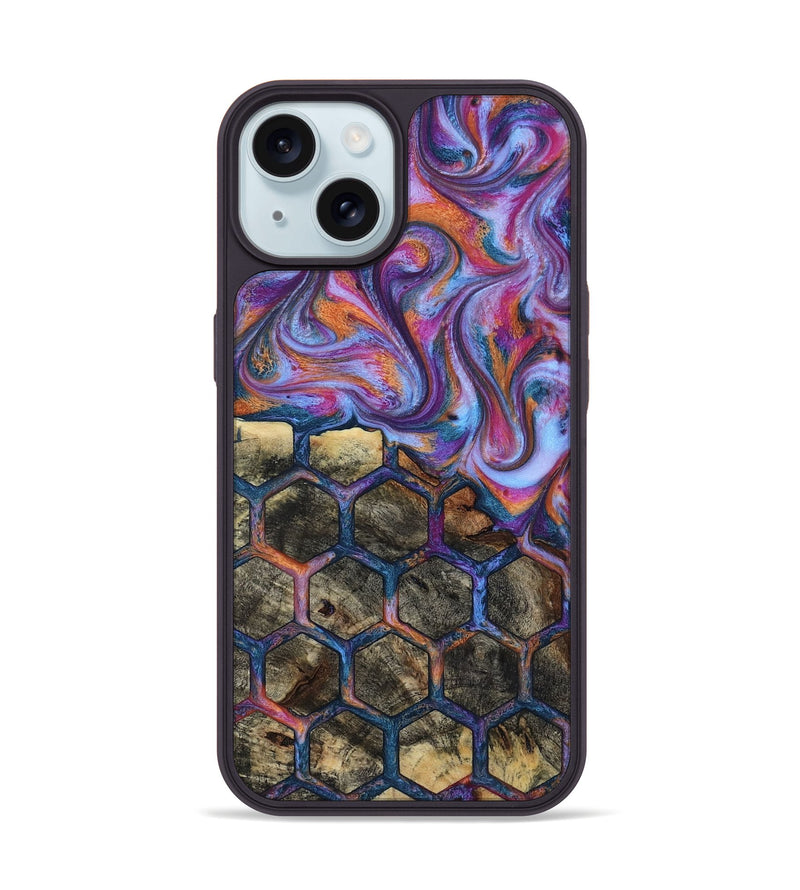 iPhone 15 Wood Phone Case - Maya (Pattern, 818390)