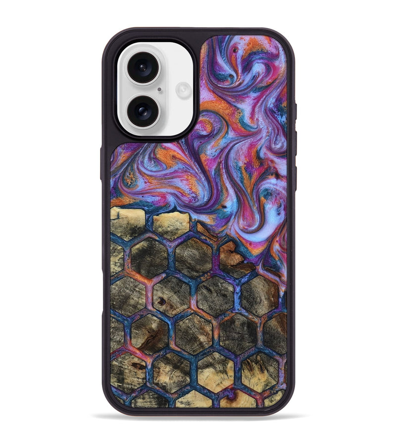 iPhone 16 Plus Wood Phone Case - Maya (Pattern, 818390)