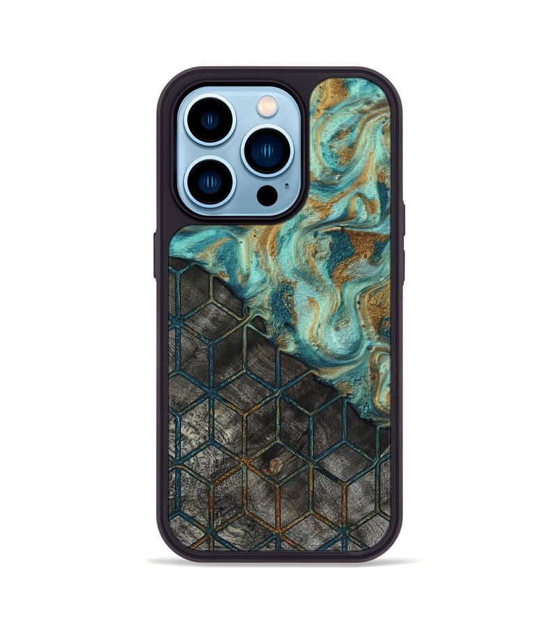 iPhone 14 Pro Wood Phone Case - Stefan (Pattern, 818391)