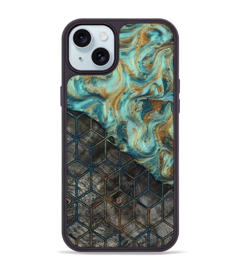 iPhone 15 Plus Wood Phone Case - Stefan (Pattern, 818391)
