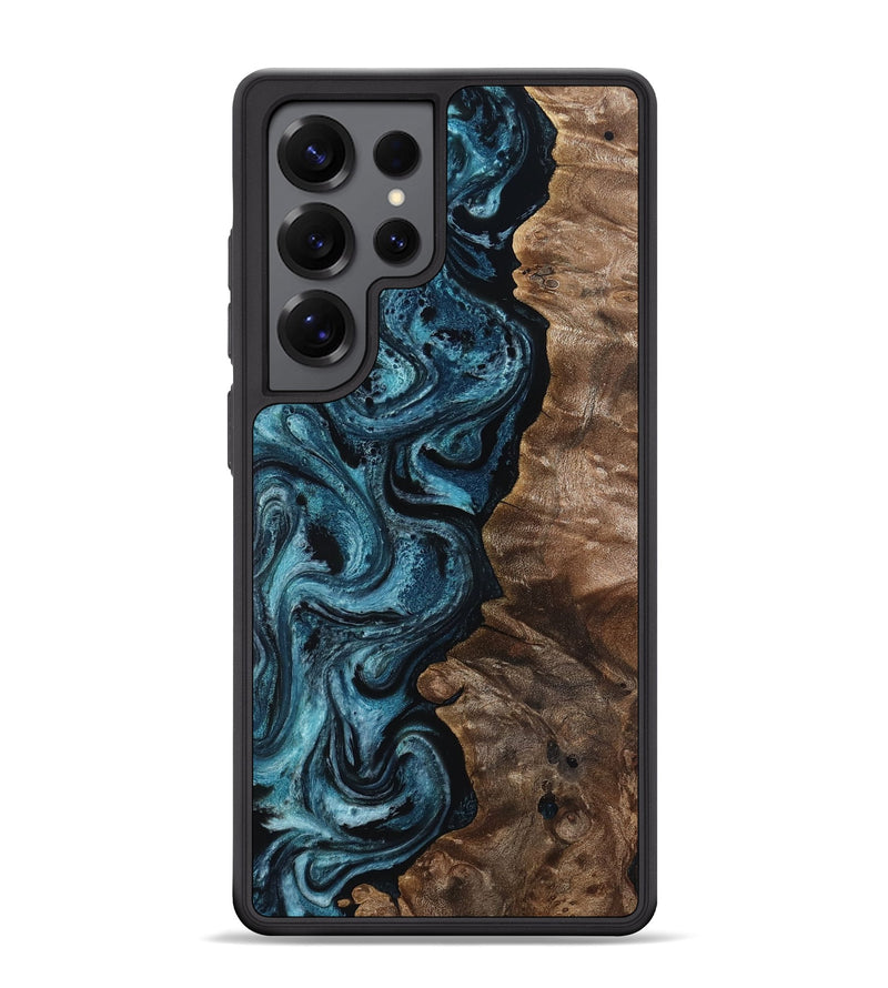 Galaxy S25 Ultra Wood Phone Case - Ami (Blue, 818393)