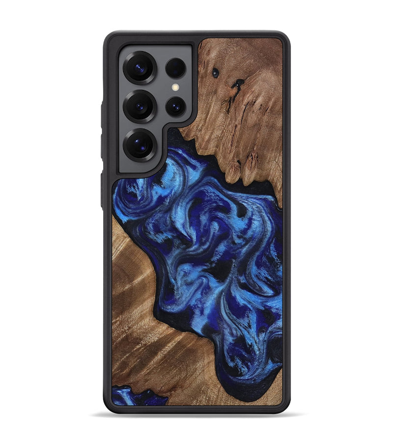Galaxy S25 Ultra Wood Phone Case - Leland (Blue, 818395)