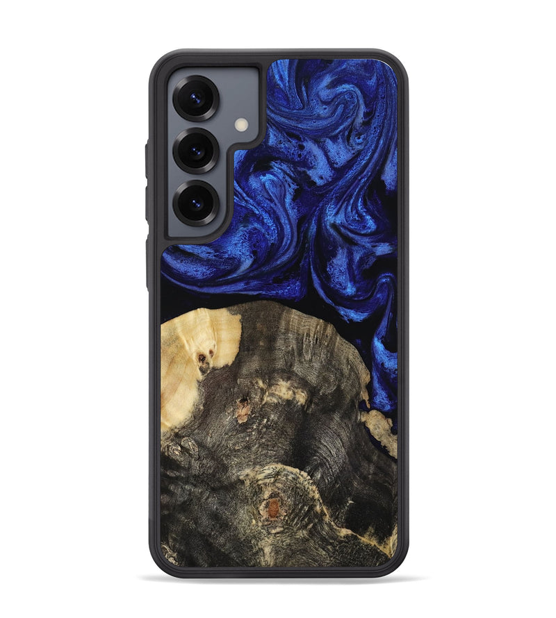 Galaxy S25 Plus Wood Phone Case - Leeann (Blue, 818396)
