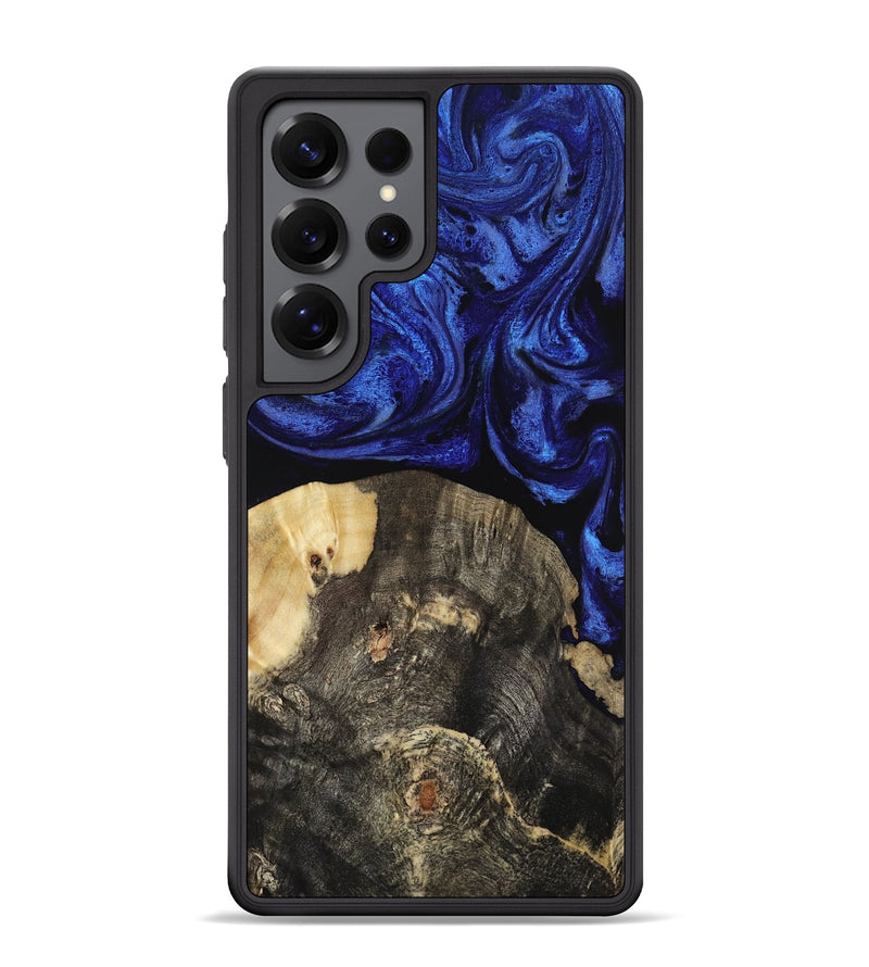 Galaxy S25 Ultra Wood Phone Case - Leeann (Blue, 818396)