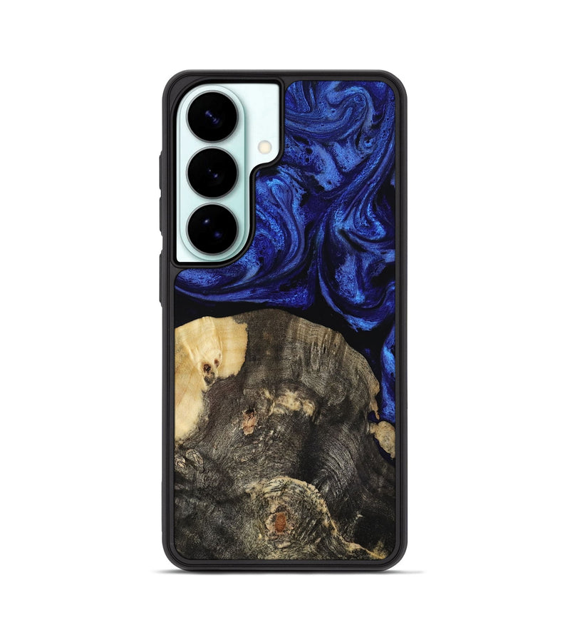 Galaxy S26 Wood Phone Case - Leeann (Blue, 818396)