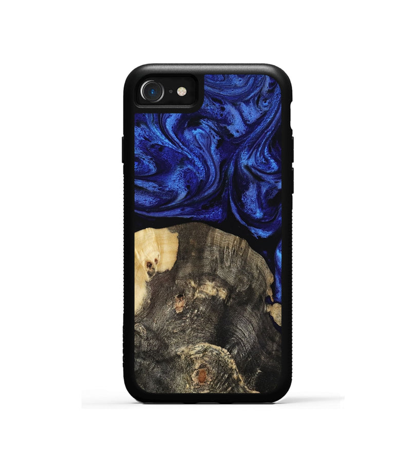 iPhone SE Wood Phone Case - Leeann (Blue, 818396)