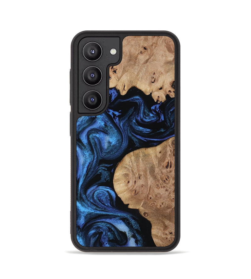 Galaxy S23 Wood Phone Case - Mckenna (Blue, 818397)
