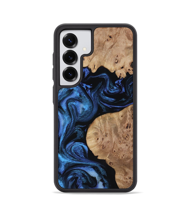 Galaxy S25 Wood Phone Case - Mckenna (Blue, 818397)