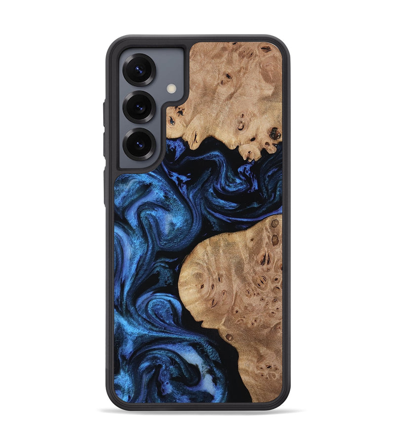 Galaxy S25 Plus Wood Phone Case - Mckenna (Blue, 818397)