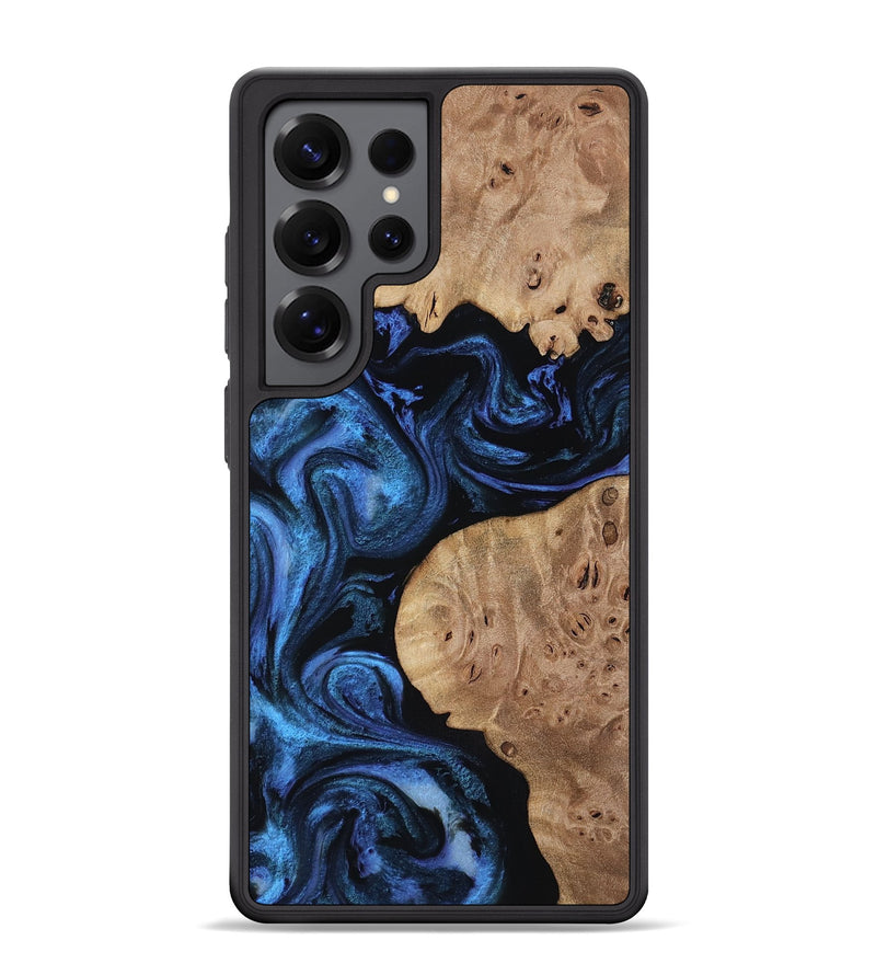 Galaxy S25 Ultra Wood Phone Case - Mckenna (Blue, 818397)