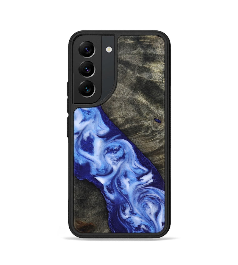 Galaxy S22 Wood Phone Case - Gerardo (Blue, 818398)