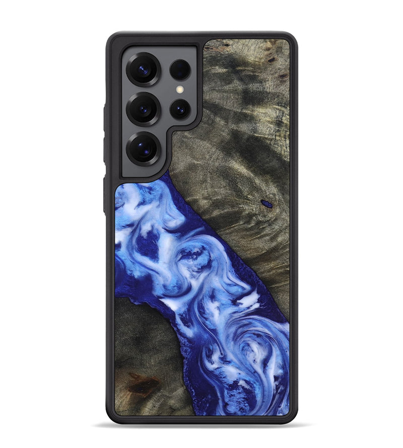 Galaxy S25 Ultra Wood Phone Case - Gerardo (Blue, 818398)