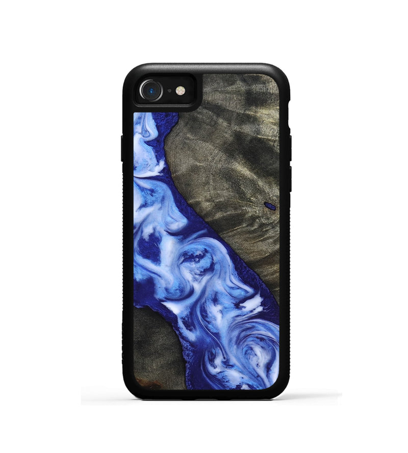 iPhone SE Wood Phone Case - Gerardo (Blue, 818398)