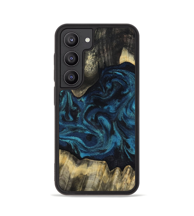 Galaxy S23 Wood Phone Case - Kolby (Blue, 818400)