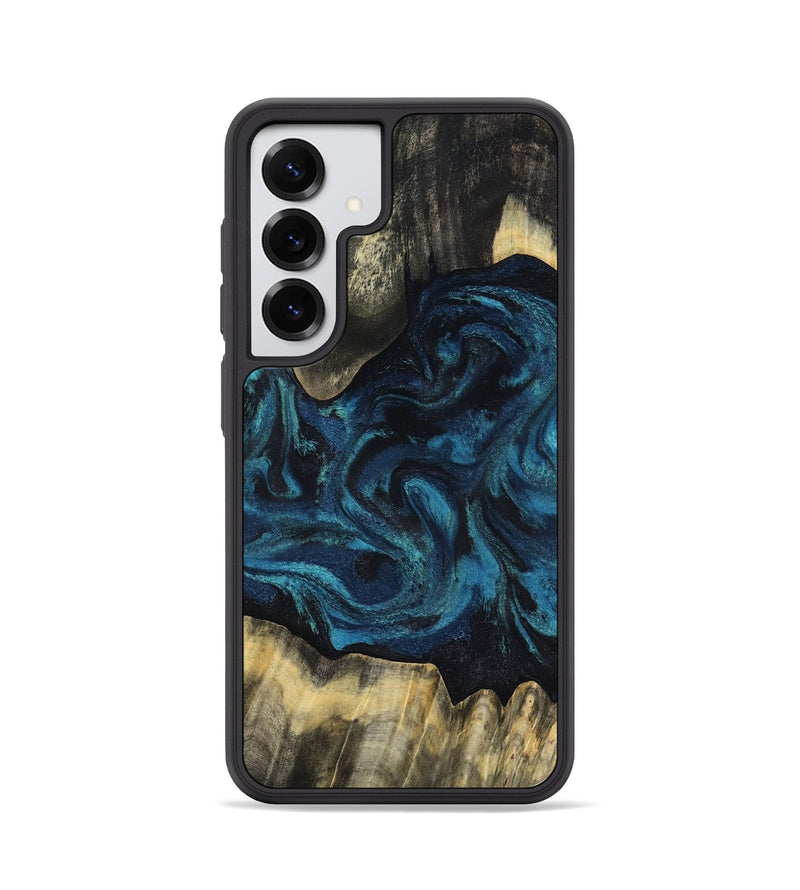 Galaxy S25 Wood Phone Case - Kolby (Blue, 818400)