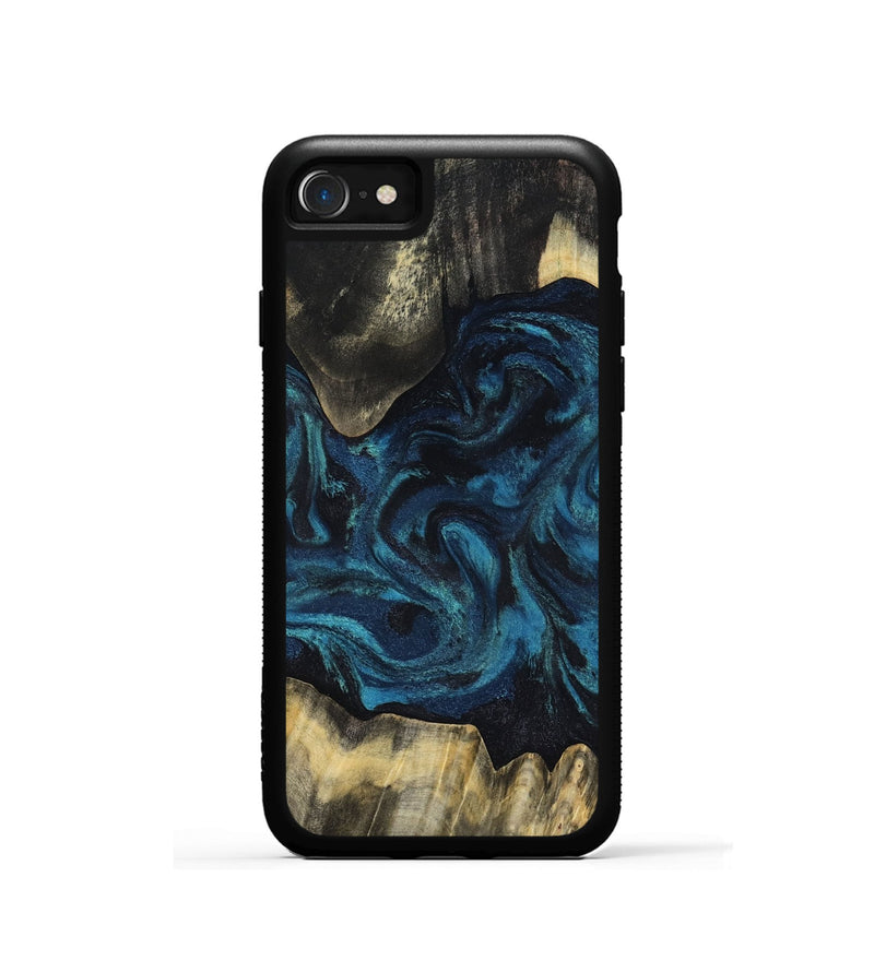 iPhone SE Wood Phone Case - Kolby (Blue, 818400)