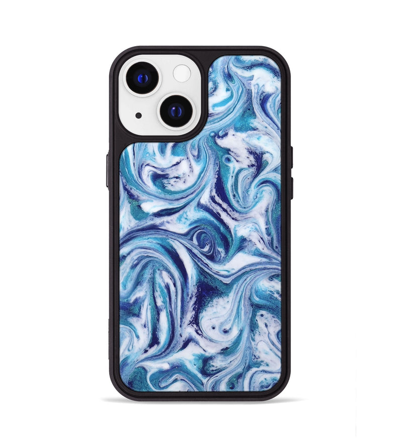 iPhone 13 ResinArt Phone Case - Alida (Blue, 818401)