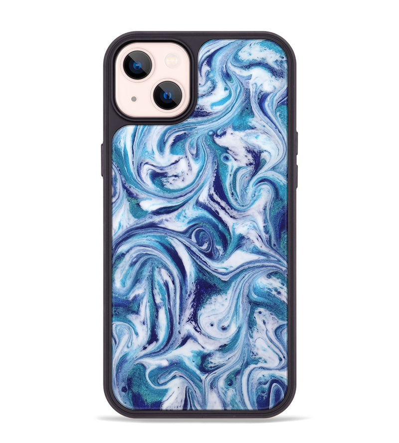 iPhone 14 Plus ResinArt Phone Case - Alida (Blue, 818401)