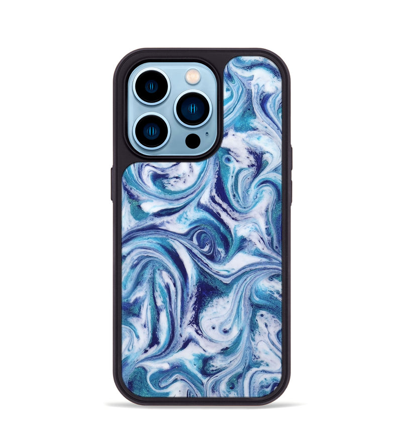 iPhone 14 Pro ResinArt Phone Case - Alida (Blue, 818401)