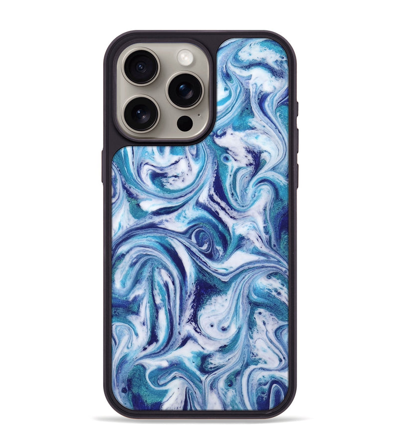 iPhone 15 Pro Max ResinArt Phone Case - Alida (Blue, 818401)