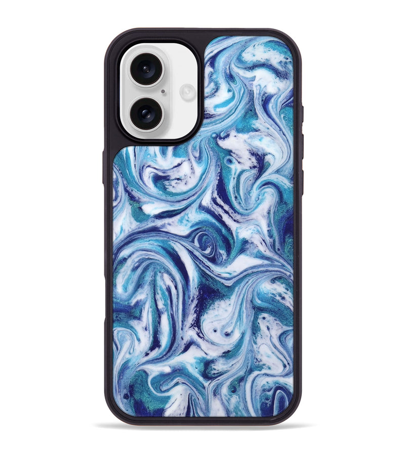 iPhone 16 Plus ResinArt Phone Case - Alida (Blue, 818401)