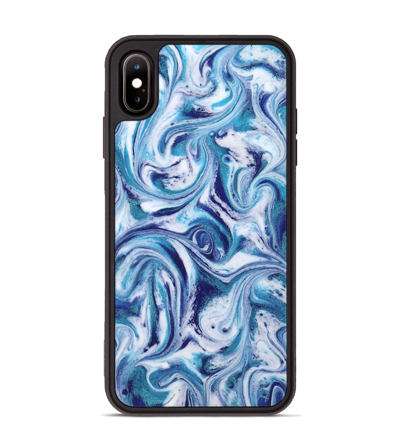 iPhone Xs Max ResinArt Phone Case - Alida (Blue, 818401)