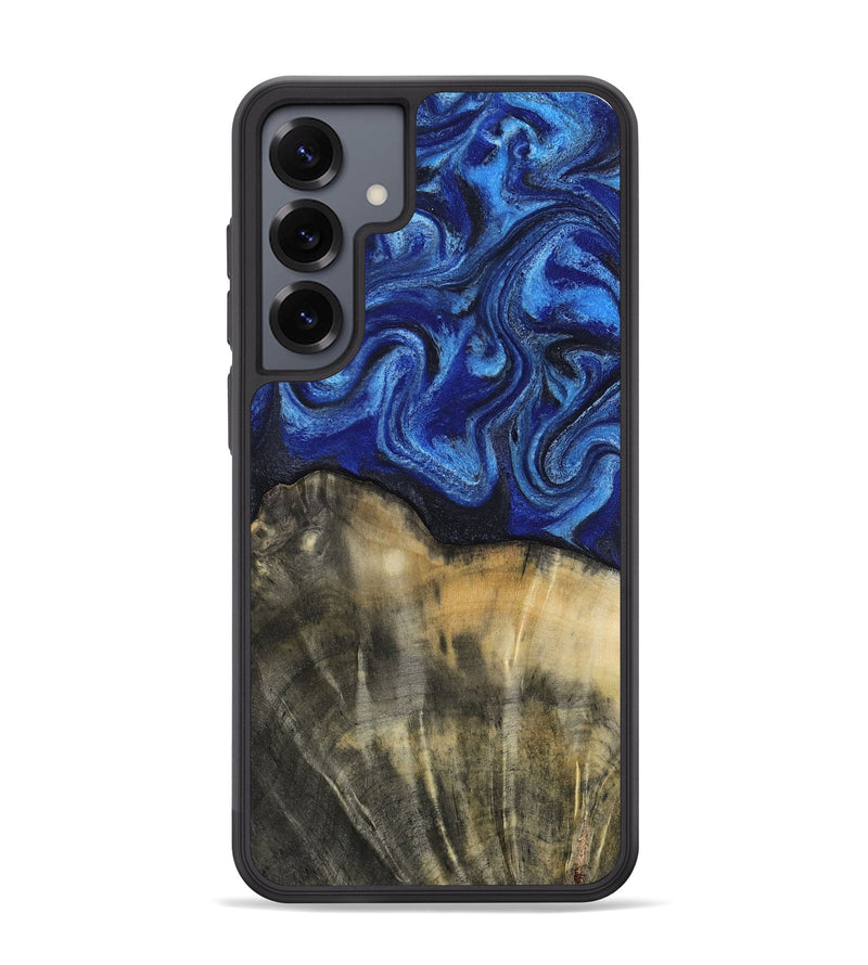 Galaxy S25 Plus Wood Phone Case - Brenna (Blue, 818402)