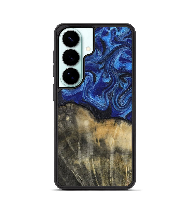 Galaxy S26 Wood Phone Case - Brenna (Blue, 818402)