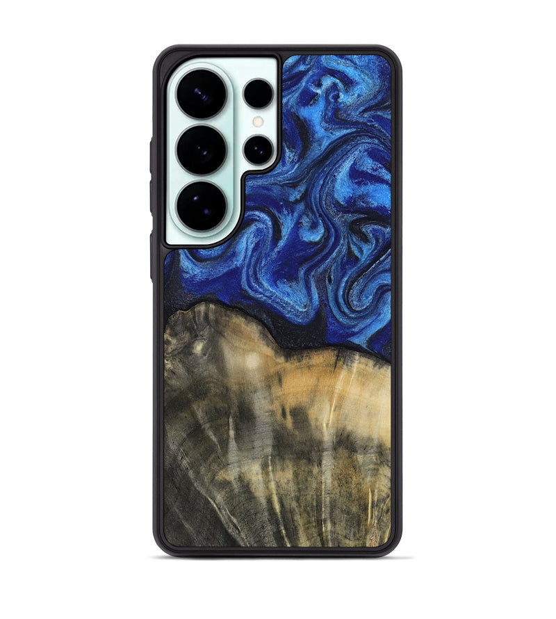 Galaxy S26 Ultra Wood Phone Case - Brenna (Blue, 818402)