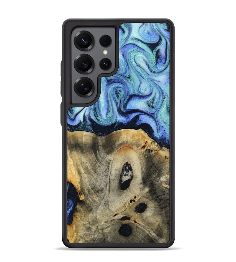 Galaxy S25 Ultra Wood Phone Case - Myrtle (Blue, 818405)