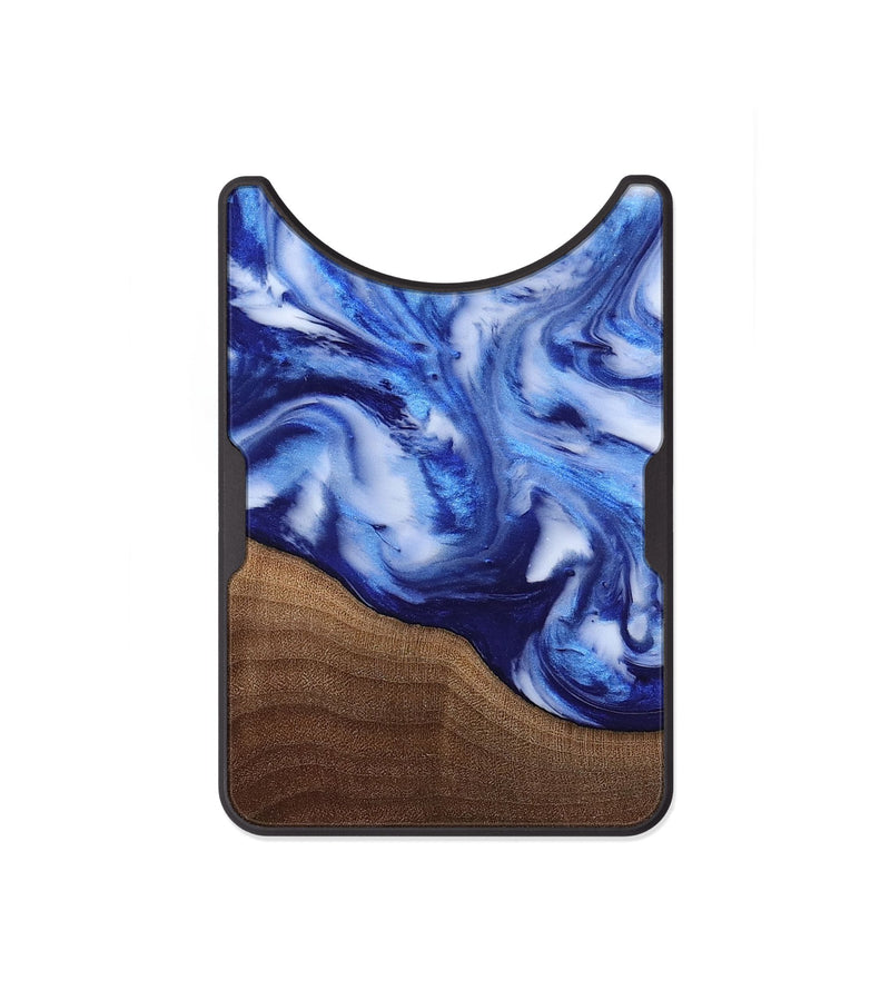 Alloy Wood Wallet - Donna (Blue, 818406)