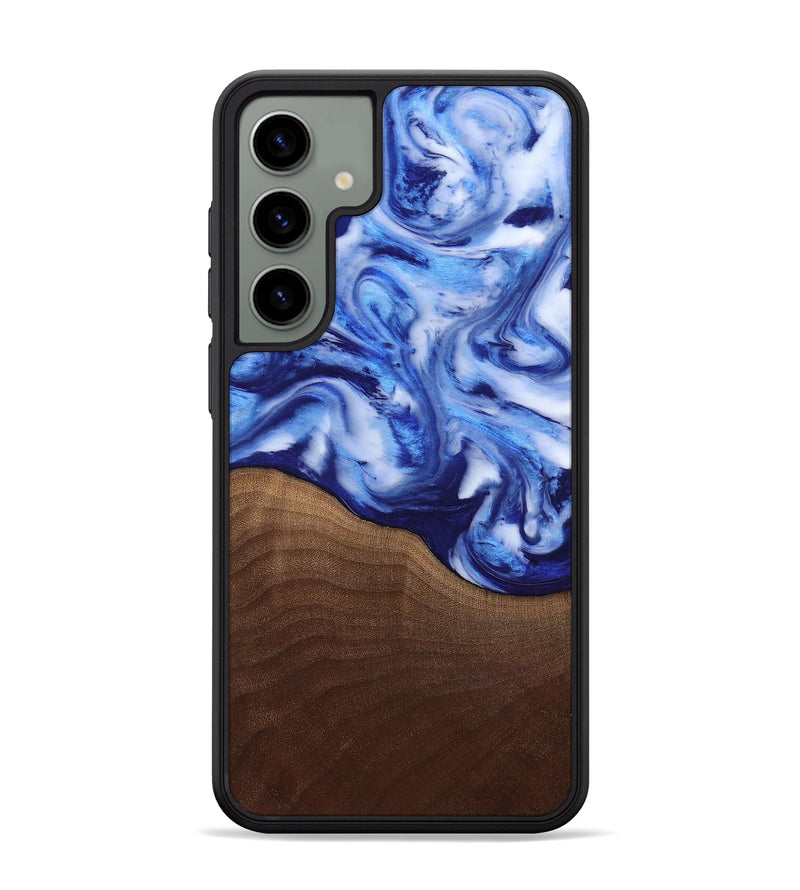 Galaxy S24 Plus Wood Phone Case - Donna (Blue, 818406)