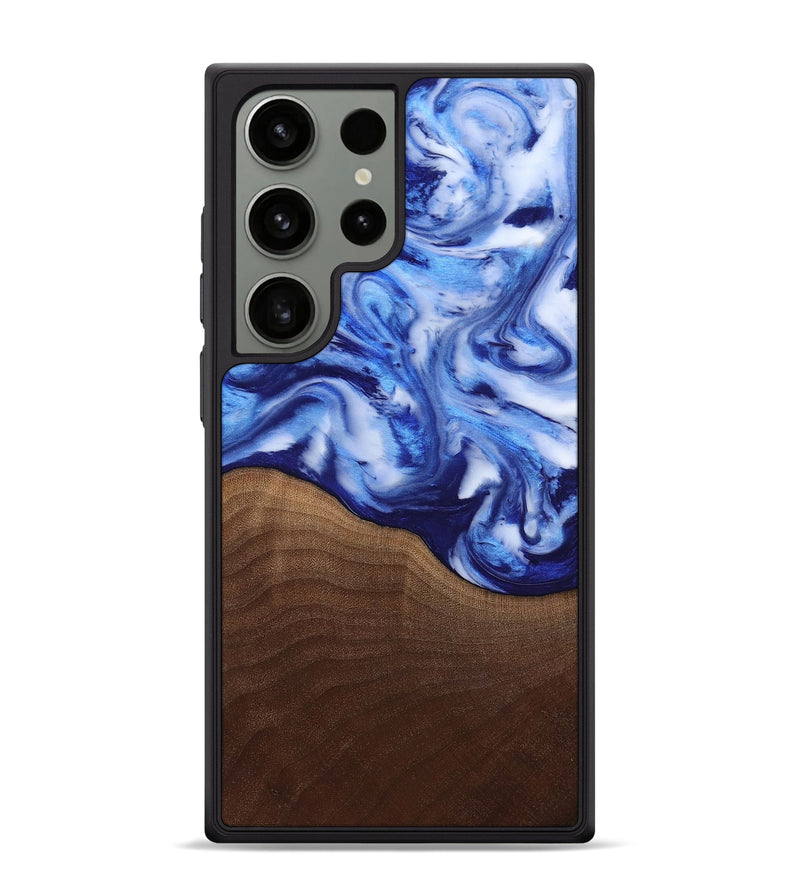 Galaxy S24 Ultra Wood Phone Case - Donna (Blue, 818406)