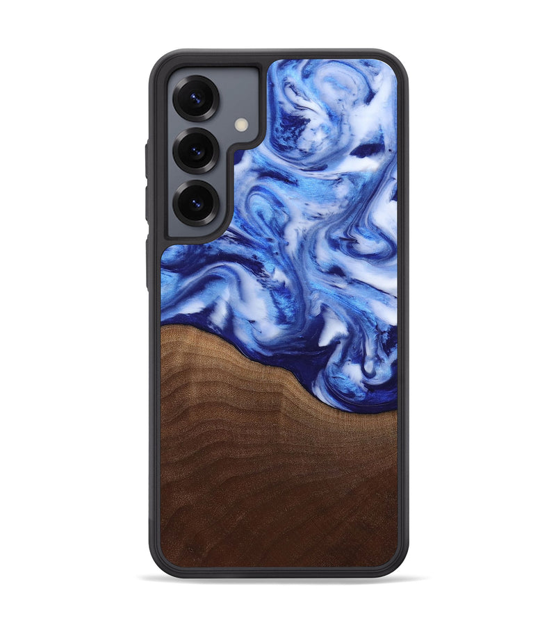 Galaxy S25 Plus Wood Phone Case - Donna (Blue, 818406)