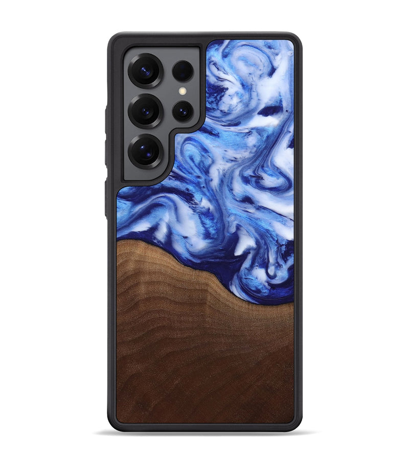 Galaxy S25 Ultra Wood Phone Case - Donna (Blue, 818406)