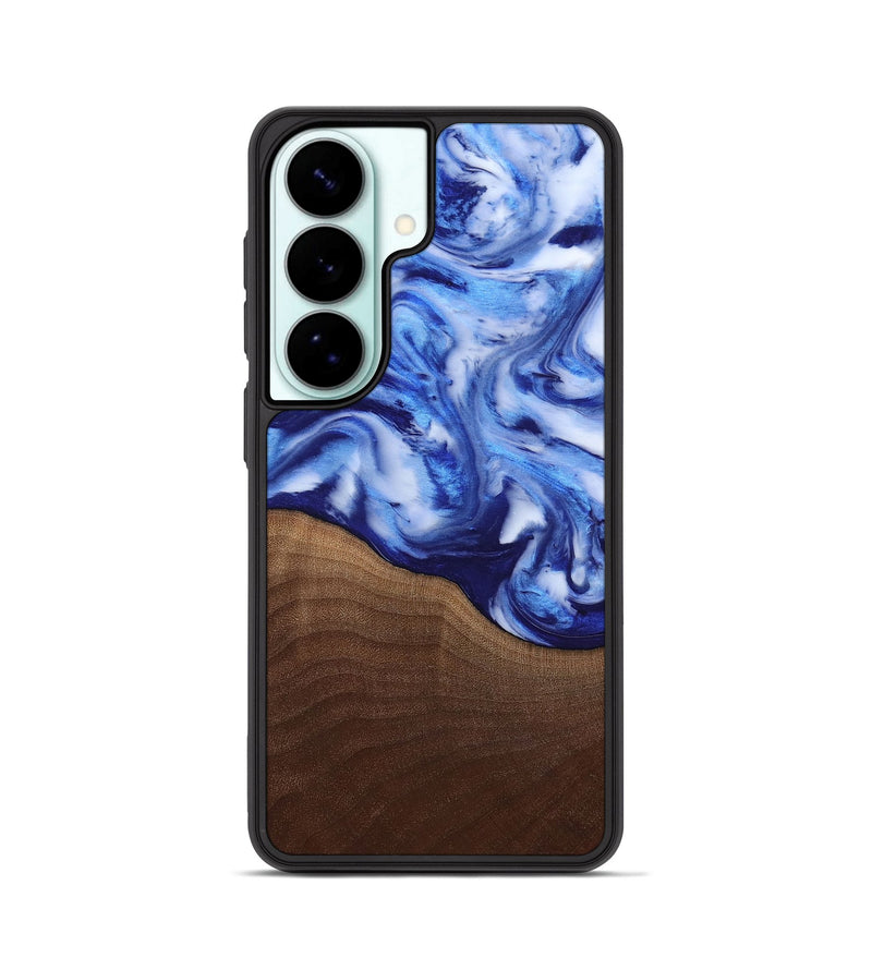 Galaxy S26 Wood Phone Case - Donna (Blue, 818406)