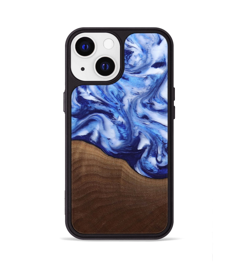 iPhone 13 Wood Phone Case - Donna (Blue, 818406)