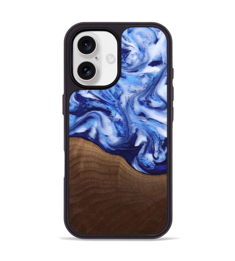 iPhone 17 Wood Phone Case - Donna (Blue, 818406)