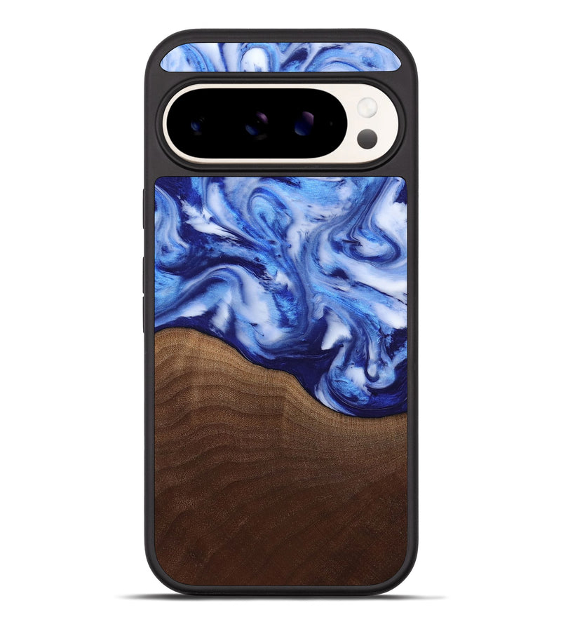Pixel 10 Pro XL Wood Phone Case - Donna (Blue, 818406)