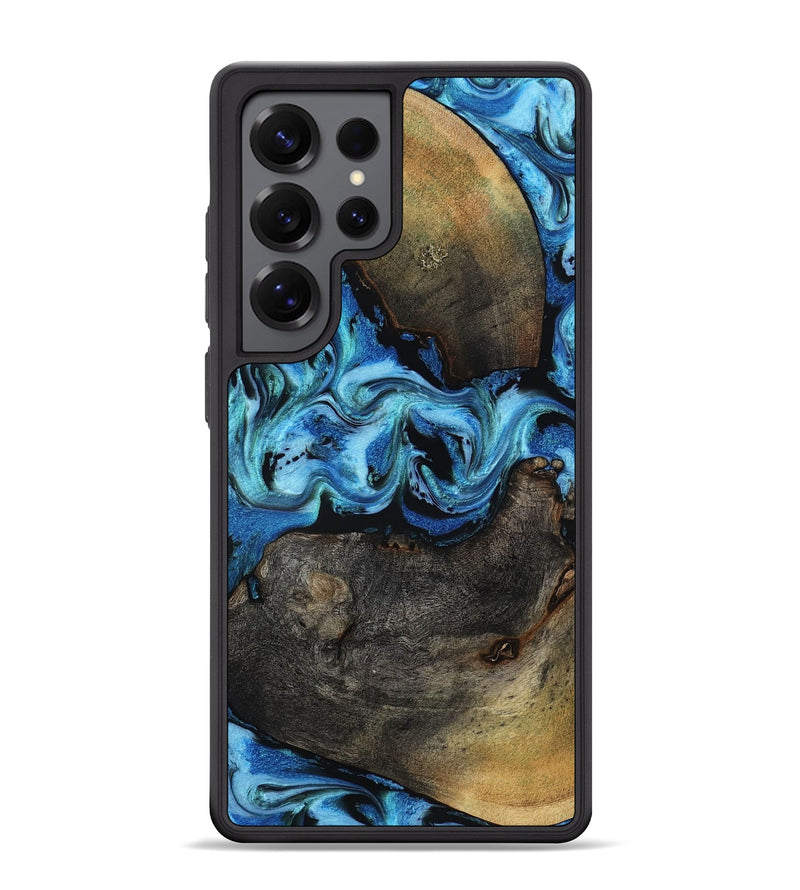 Galaxy S25 Ultra Wood Phone Case - Zyon (Blue, 818407)