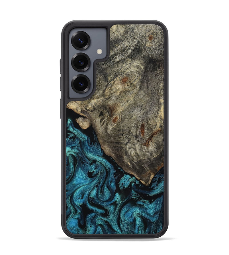 Galaxy S25 Plus Wood Phone Case - Tom (Blue, 818409)
