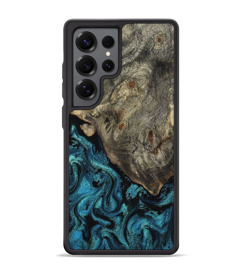 Galaxy S25 Ultra Wood Phone Case - Tom (Blue, 818409)