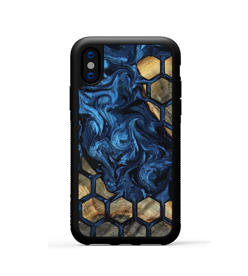 iPhone Xs Wood Phone Case - Flor (Pattern, 818410)