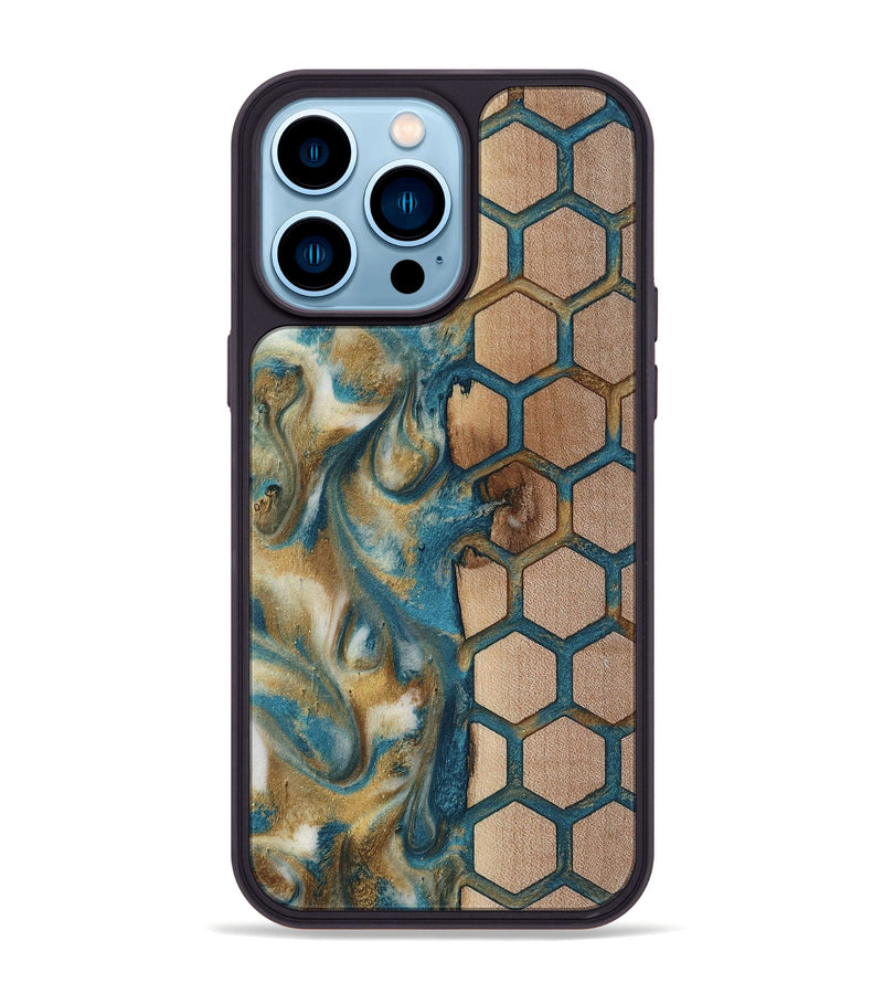 iPhone 14 Pro Max Wood Phone Case - Brionna (Pattern, 818412)