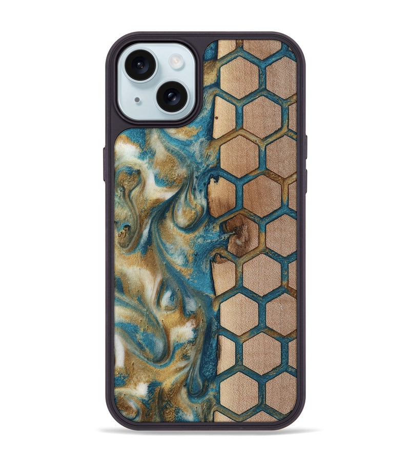 iPhone 15 Plus Wood Phone Case - Brionna (Pattern, 818412)