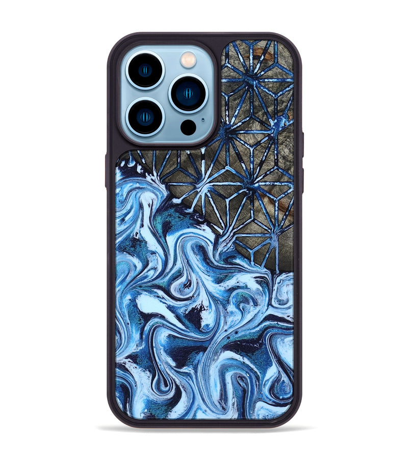 iPhone 14 Pro Max Wood Phone Case - Matie (Pattern, 818413)