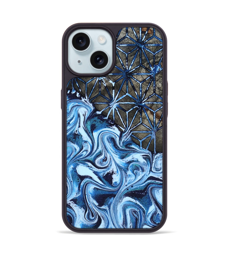 iPhone 15 Wood Phone Case - Matie (Pattern, 818413)