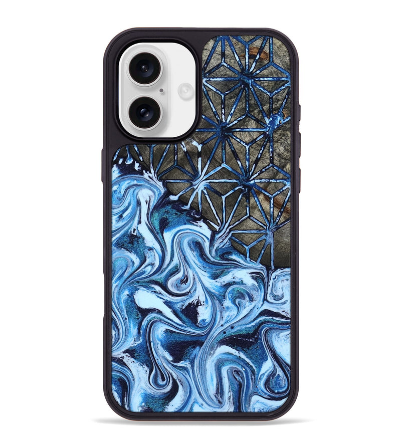 iPhone 16 Plus Wood Phone Case - Matie (Pattern, 818413)