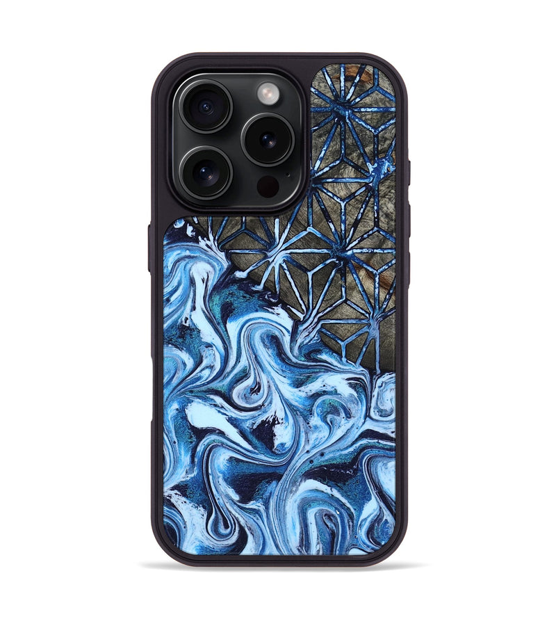 iPhone 16 Pro Wood Phone Case - Matie (Pattern, 818413)