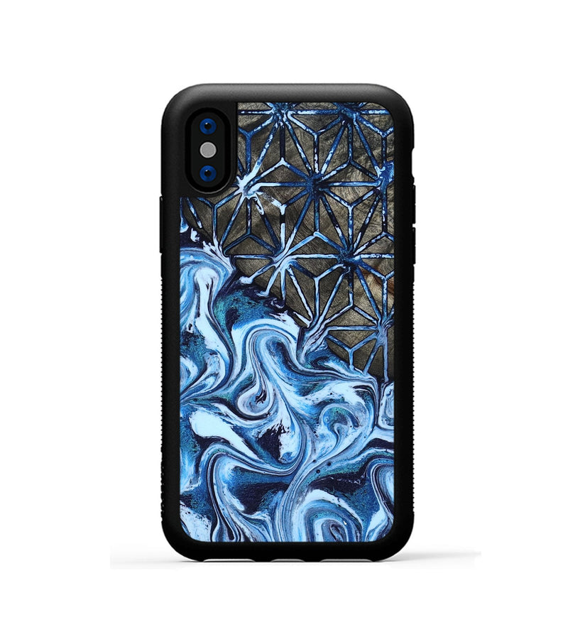 iPhone Xs Wood Phone Case - Matie (Pattern, 818413)
